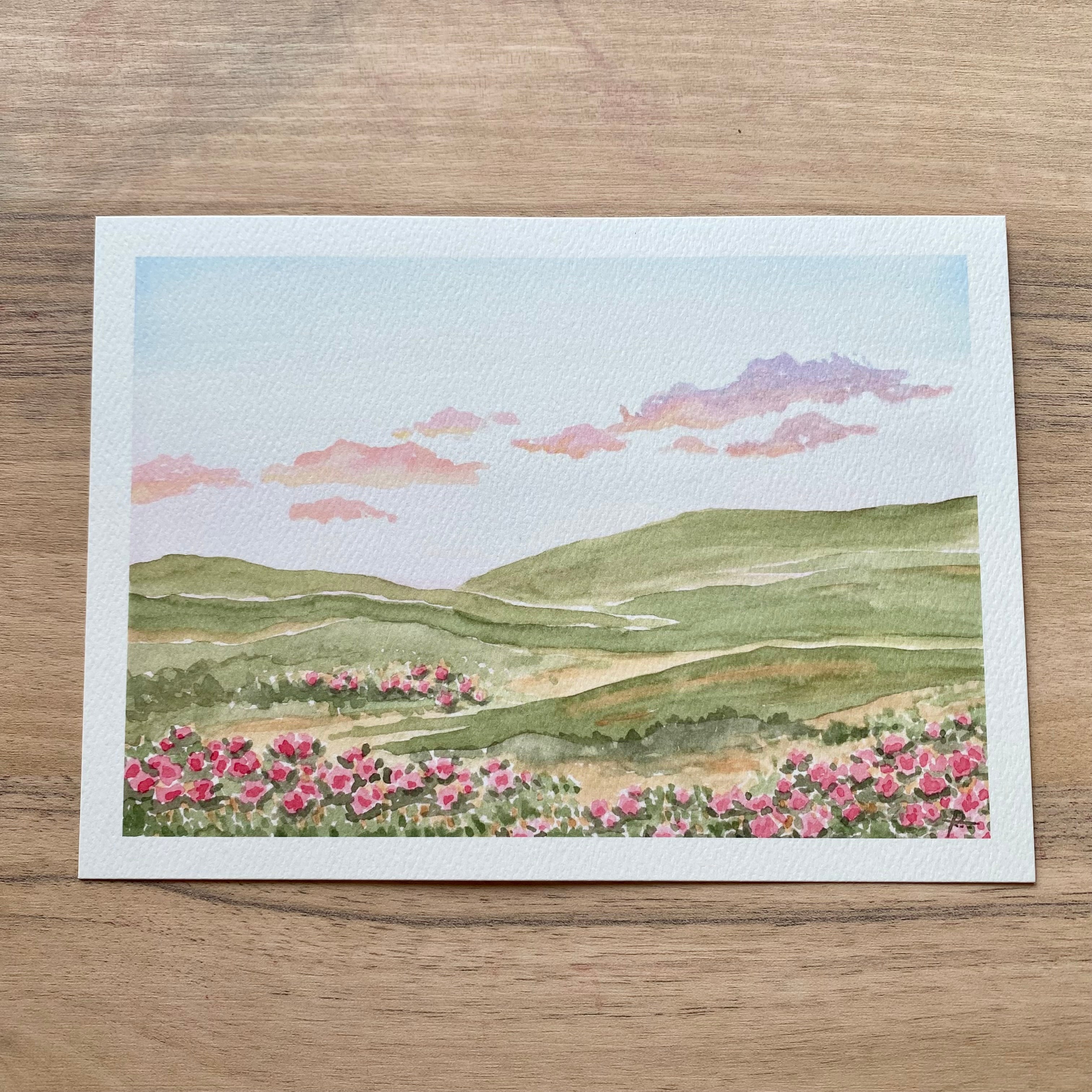 Pink Meadow Print