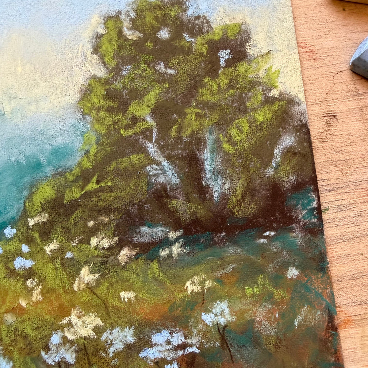 September Sunset - Original Soft Pastel